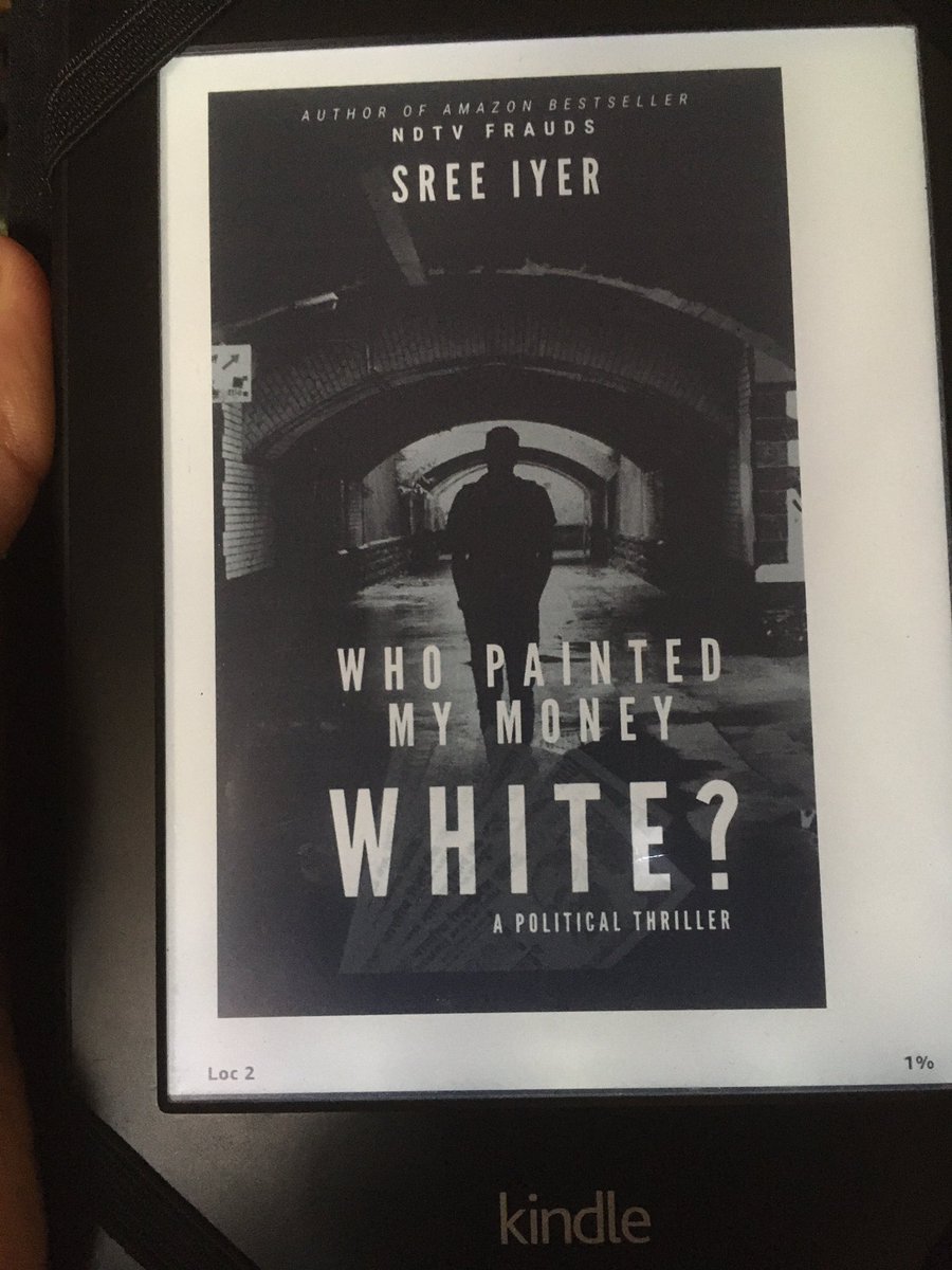 Next up on  #quarentinereading: Who Painted My Money White by  @SreeIyer1. Have been meaning to read this for a long long time now. Eep! :)