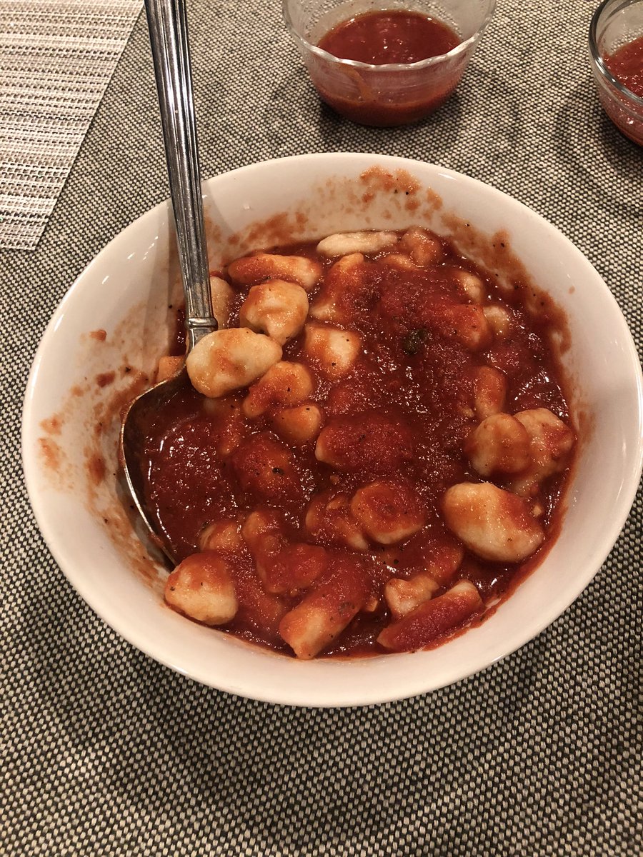 Nana did it again with gnocchi and rolls from Chloe’s vegan Italian cookbook.