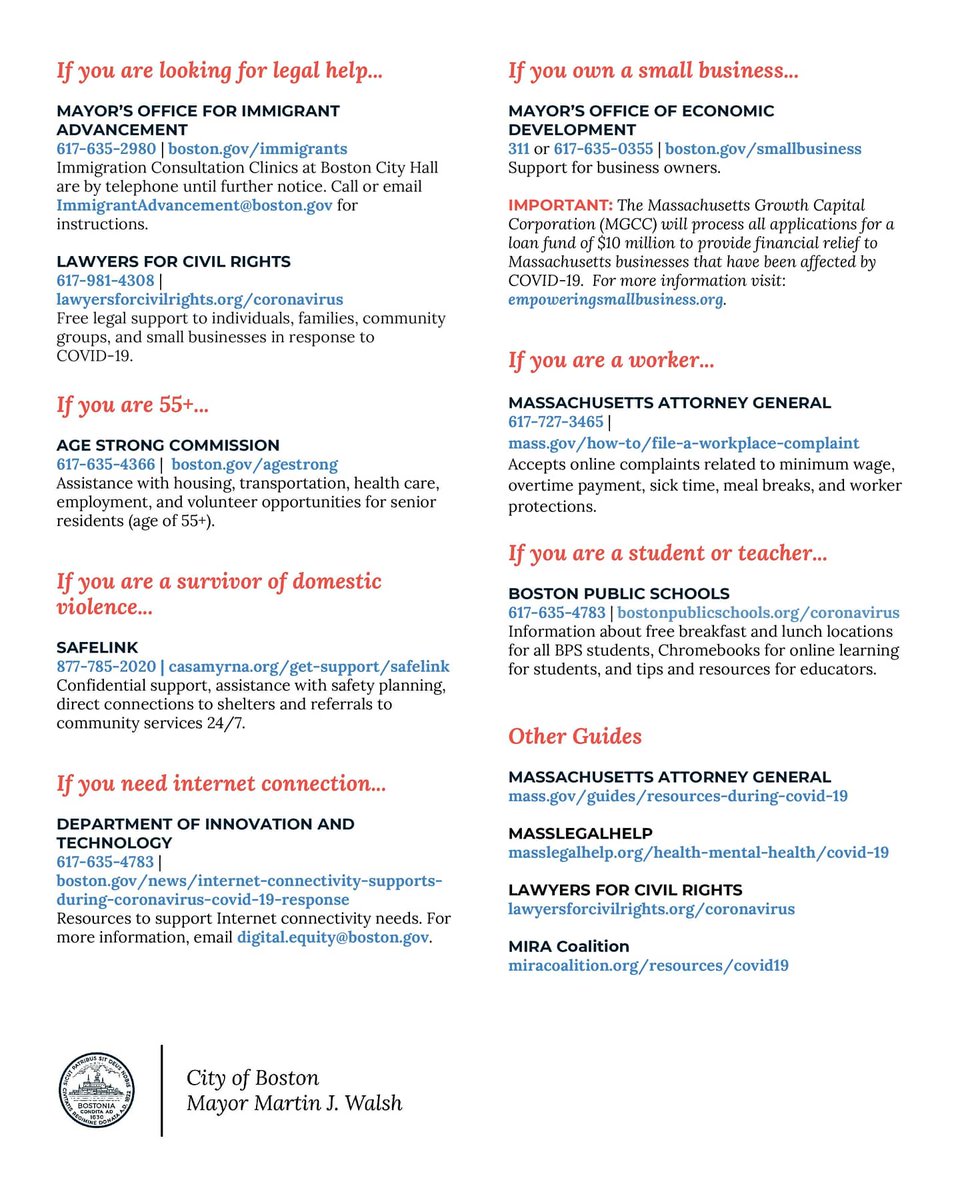 FairHousingBOS's tweet image. Helpful guide city services we are here for you #COVIDー19 @BOSImmigrants @HealthyBoston @BostonNeighbor @BOSfoodaccess @EconDevBoston @AgeStrongBos @DoITBoston @BostonSchools
