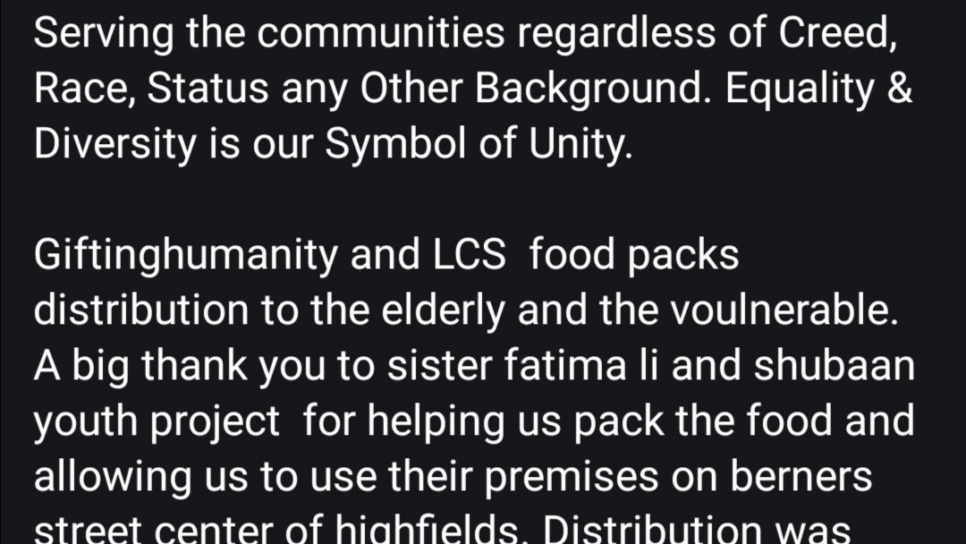 LCSCIC's tweet photo. #Giftinghumanity @LeicsAMP @homelessleics @Outspoken_rh @EastLeicsNPA @Leicester_News @leicslive @KirkMasterLC @LeicsPCC @VR_Network @JawaahirDaahir @women4changeLei @jennycarter1980 @CCLeicsPolice @CityMayorLeic https://t.co/g6WEXTRvOX