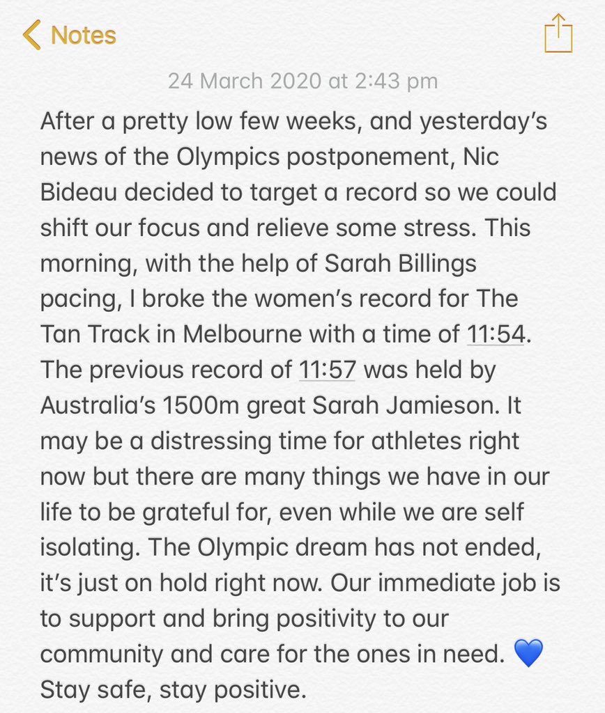 GenGen_LaCaze's tweet image. I broke the record to become the fastest woman to ever run a lap of The Tan in Melbourne, running 11:54 for the 3.827km loop. Not quite the Olympics but it meant a lot right now with everything going on. #StaySafe #StayPositive #SocialDistancing 📸 @tempojournal