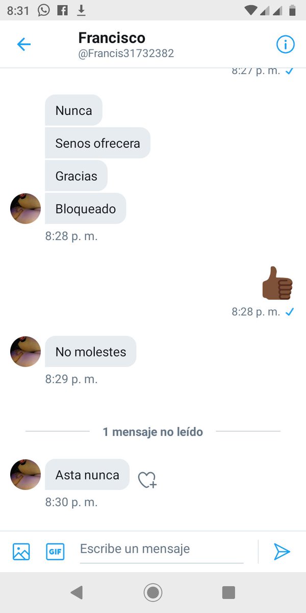 ¿Quién les habrá hecho tanto daño? 
Jamás les falté al respeto... :/