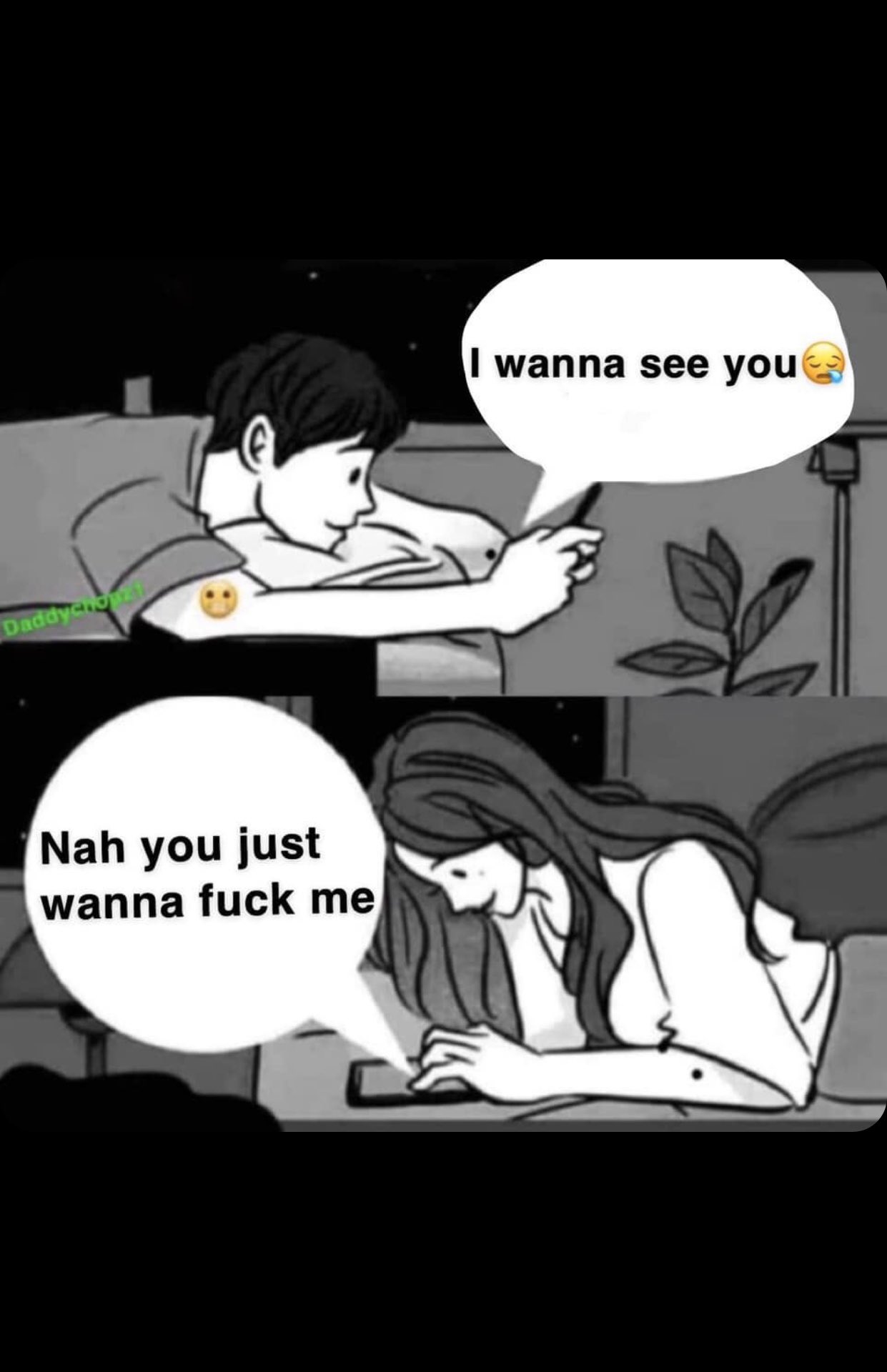 Jaliyah Say Dawg These Memes With The Boy And Girl Texting Is Funny Af Twitter