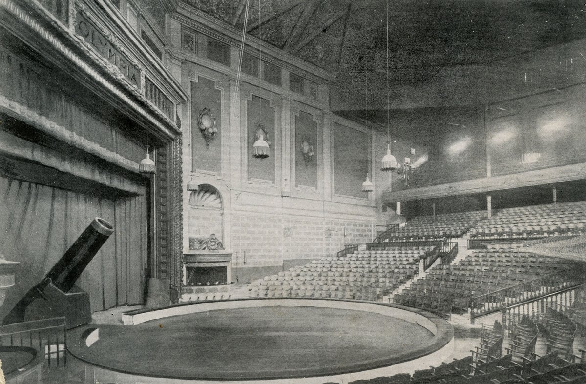 efemarq's tweet photo. #Taldiacomavui de 1891 va néixer l'arquitecte català Francesc #Folguera. Destacat noucentista i notable calculista d'estructures, el 1921-24 féu l'immens Teatre Circ #Olympia a Barcelona, que amb una #cúpula metàl·lica de 35m de diàmetre i a 44m d'altura era el més gran del país. https://t.co/TONOooLJTv