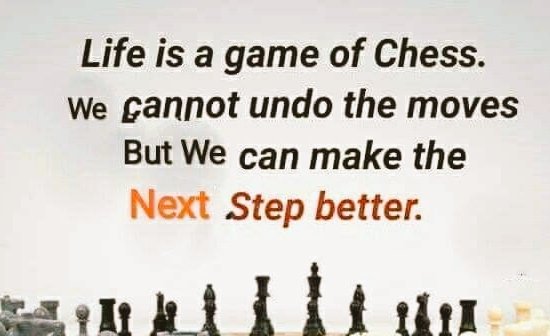 Dr Gorakh Bobde on X: Life is a game of Chess #tuesdayvibes  #tuesdaymotivation #inspiration #motivation #quotes #lifelessons #Happiness   / X