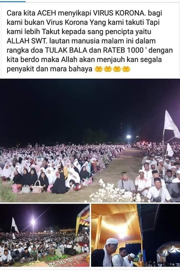 BELAJAR DARI MASA LAMPAU 

Screenshot kitab Badzlul Mâ'ûn Fî Fadhlith Thâ'ûn - ibnu hajar Asqalani, bahwa berkumpul berdoa &amp; istighasah di suatu tempat untuk menolak bala' ketika wabah (Tha'ûn) seperti praktek Istisqa' (diawali puasa 3 hari) adalah kegiatan bid’ah.