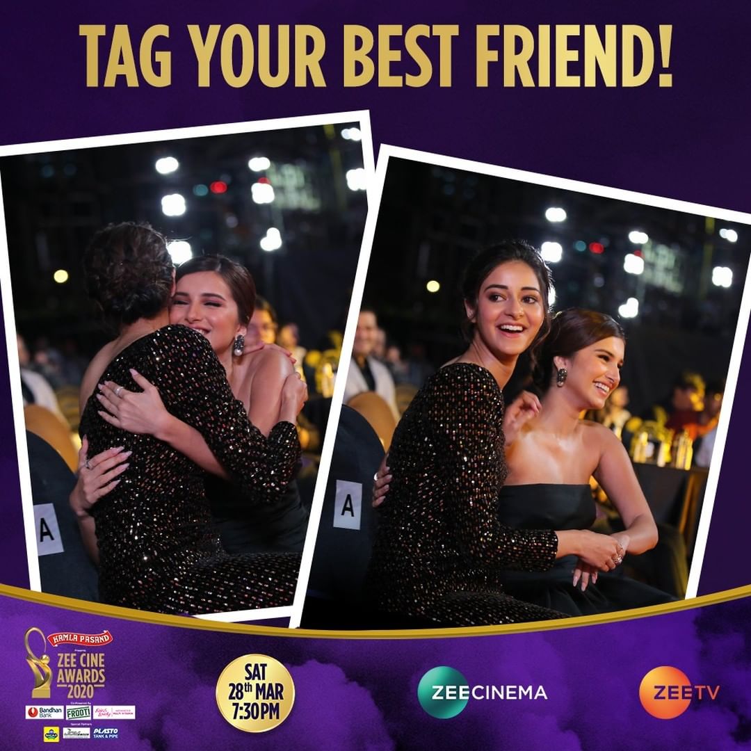 Don't forget to tune in to watch #ZCA2020 on Saturday, 28th at 8.00PM ❤️🌌🌠🌃 #Zeecineawards #ZeeCineAwards2020
@TaraSutaria @ananyapandayy
#TaraSutaria #TaraSutariaStyle #Bollywood #Actress #Bestdebut #AnanyaPanday #BestFriend