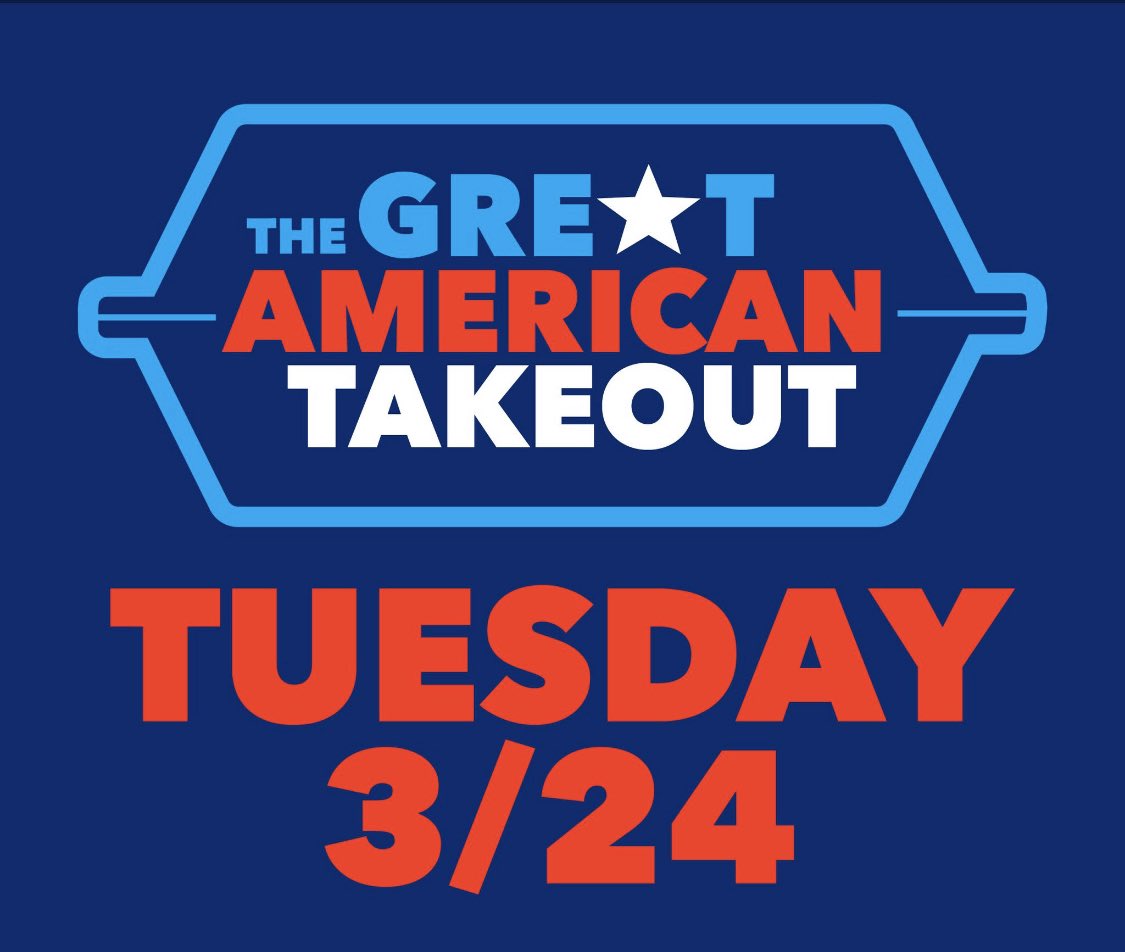 Support the restaurant industry on 3/24 🍔 🌶