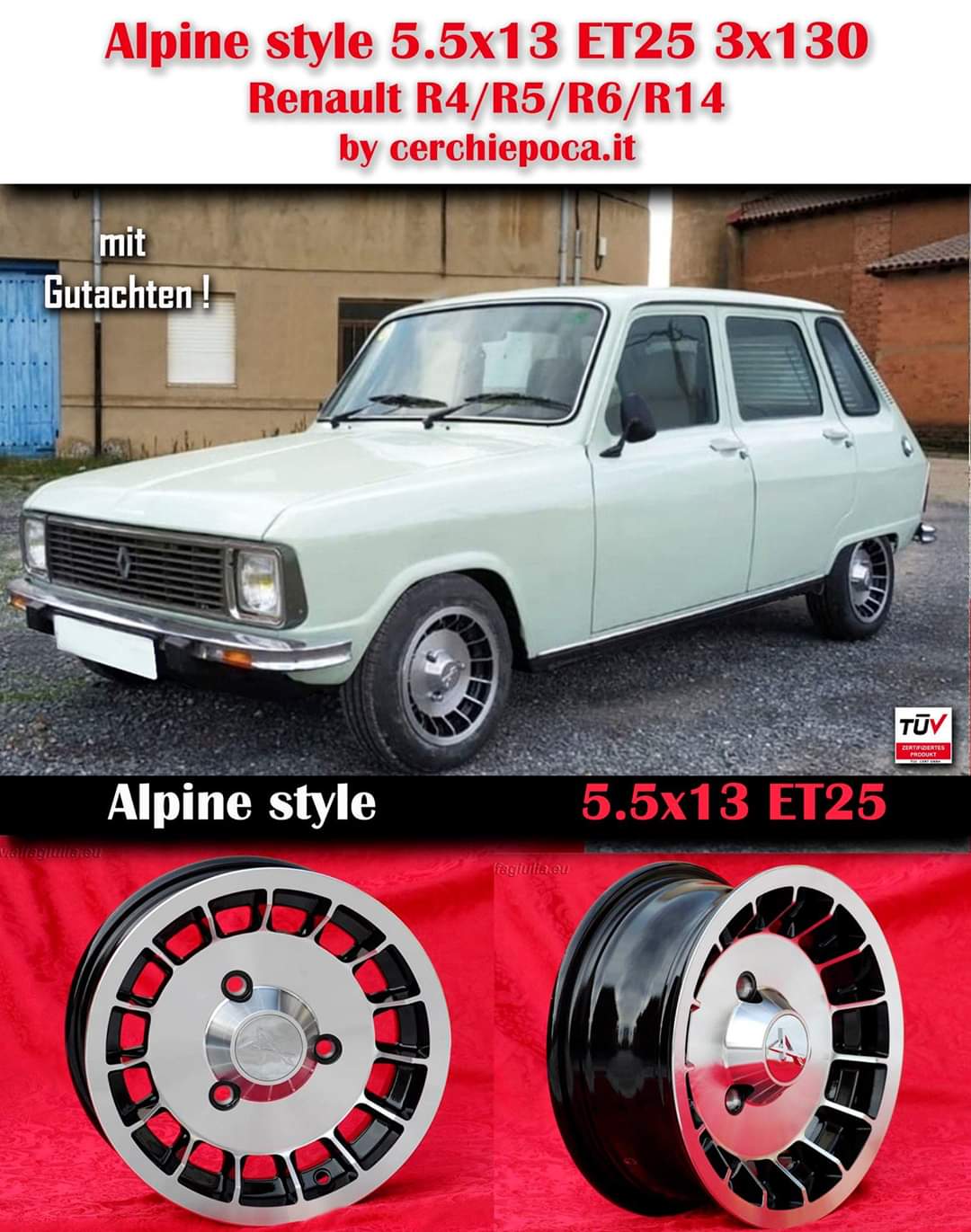 bouchon central de jante, Renault 4L années 80 avant dernier modèle, R5,  R12, R25, diam. dans la jante: 37mm, diam. ex