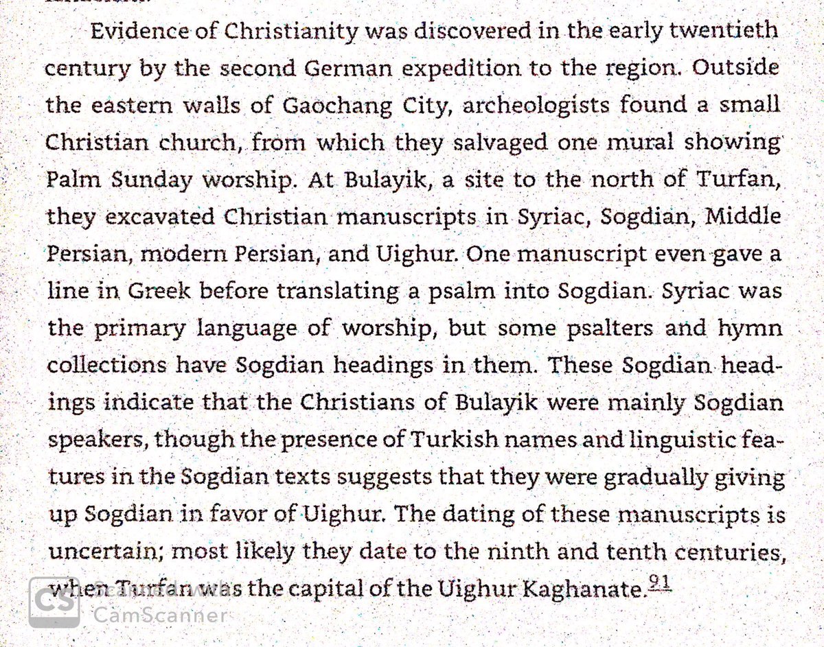 Sogdians of Turfan assimilated into their Uyghur rulers over the couse of 9th & 10th centuries.