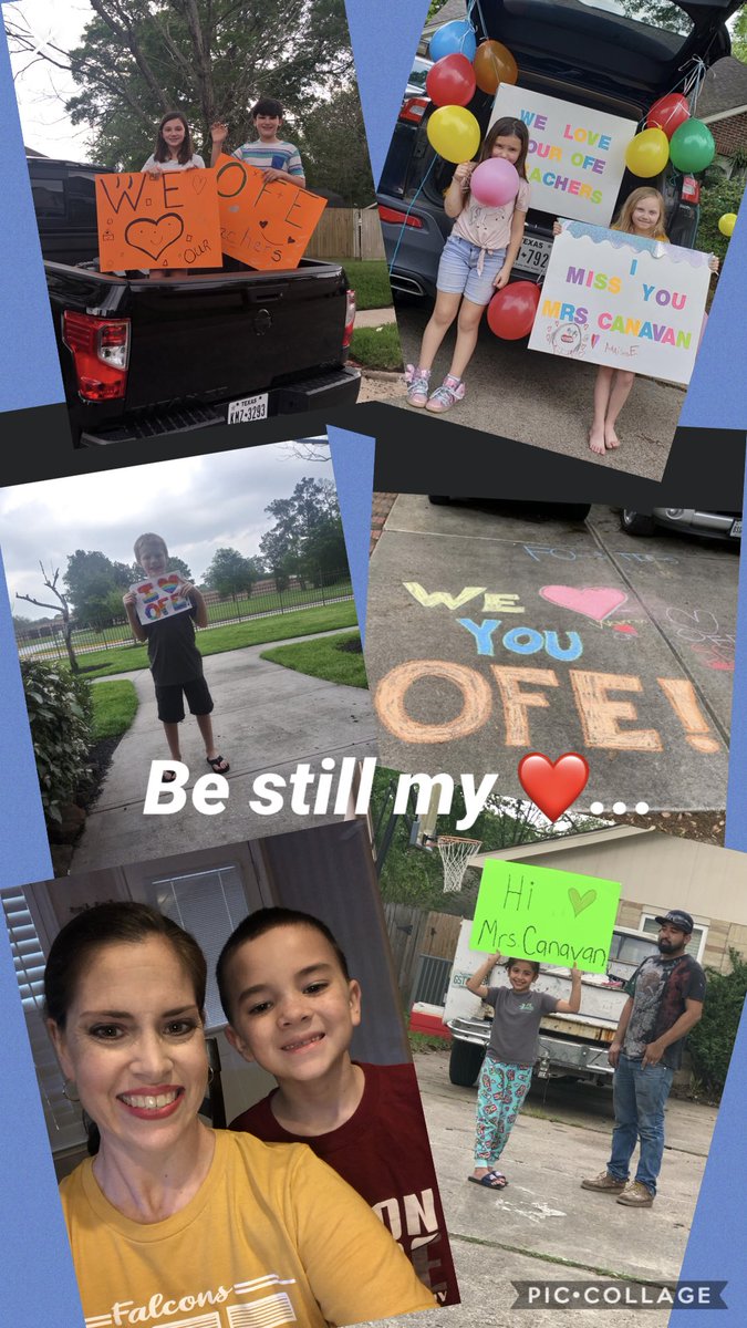 David and I were SO happy to see all of our friends during the OFE parade.❤️ <a href="/HumbleISD_OFE/">Oak Forest Elementary</a>