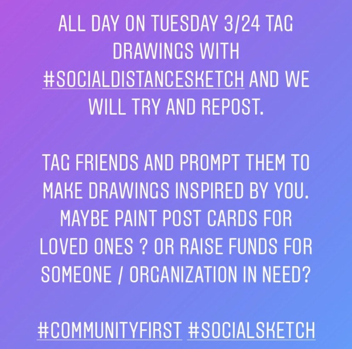 SfSketch's tweet photo. #SocialDistanceSketch 3.24.20 https://t.co/k4oMYcV7Gz