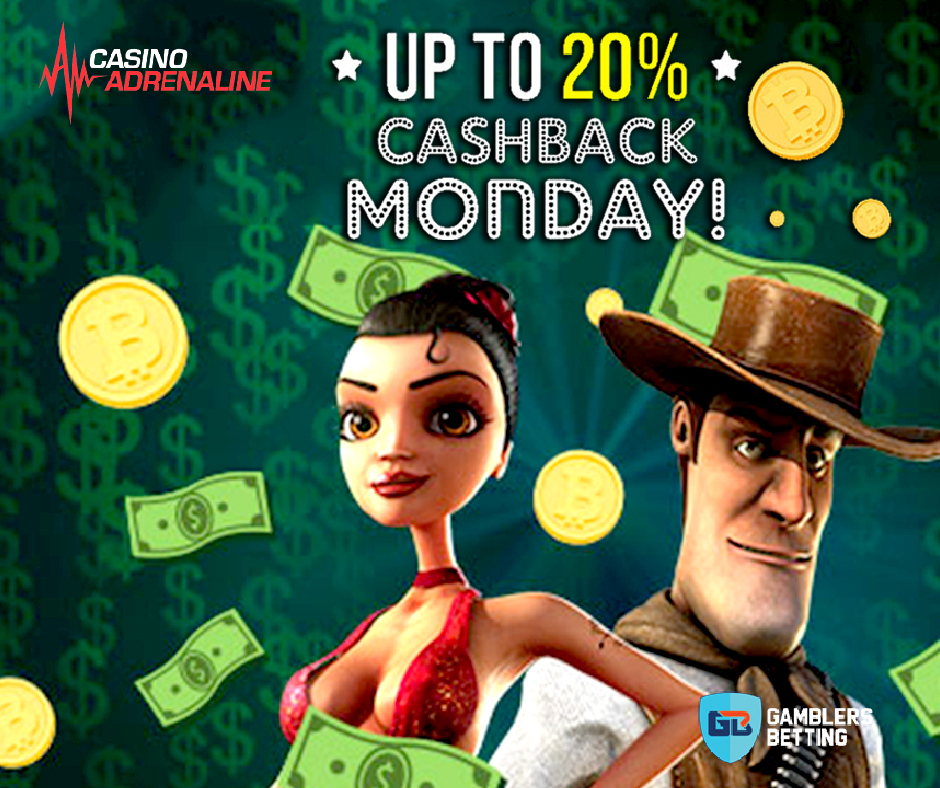 GamblersBetting's tweet photo. Down on luck last week? No worries, each Monday Casino Adrenaline will give you chance to win 

♠♣ Get Your 🎁NO RULE CASHBACK BONUS 🎁 👉👉👉 ⟶ https://t.co/qk8a0hbu3N

#AdrenalineCasino #GamblersBetting #VoiceOfGamblers #CasinoReview #CasinoBonus #Casino #Cashback https://t.co/dmfqCAh26o