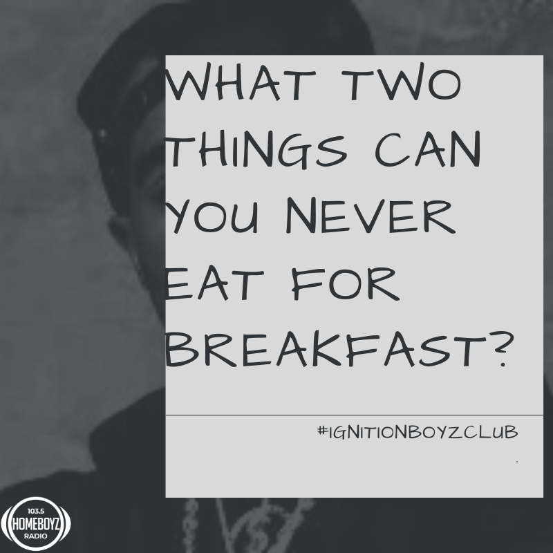 HomeboyzRadio's tweet photo. Riddle me this! #ignitionboyzclub https://t.co/eaJ8jkOud2