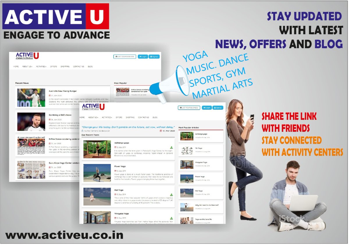 ActiveU_'s tweet photo. #ActiveU engage you directly to search & book #nearby favorite fitness #class #session
#Gym #cardio #crossfit #weightlifting
#Music #Violin #Pianno #Guitar
#Dance #hiphop #zumba #Bhangra
#Sports #Football #Basketball #Martialarts
#Yoga #Hotyoga
https://t.co/ZsWy0q5AzU https://t.co/2oye3DiBN4