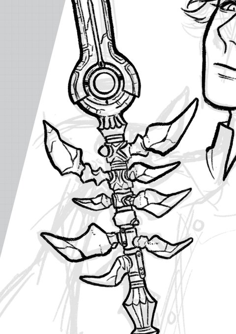 The amount of detail I put in this lance of ruin,,, I truly hate myself 