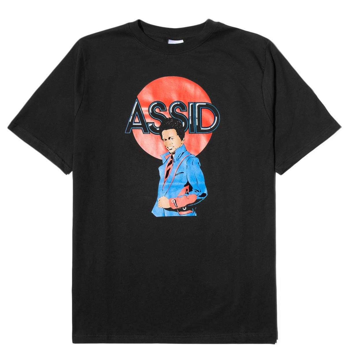 bodega's tweet photo. Assid AL TEE - https://t.co/0YViIYf70i - now available online at Bodega - Free USA shipping on orders over $100 - Use code: BODEGAUSA #assid #bdgastore #bodega https://t.co/DKCpbETS0H