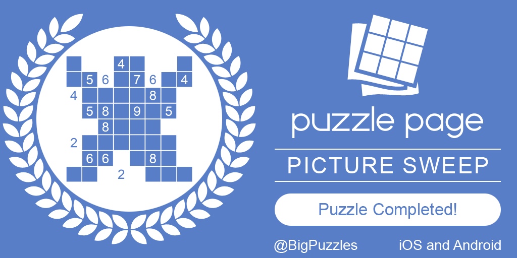 mjcook8210's tweet photo. I completed a Picture Sweep in #PuzzlePage. Play for free! https://t.co/FBle2TkXUL https://t.co/Py6TPHkCF4