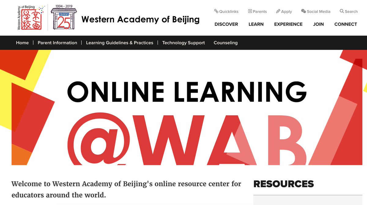 WAB_LIVE's tweet image. Are you a teacher new to online learning? Need some ideas to help your students engage? WAB's been learning remotely since February, and have built/will continue updating our new Educator's HUB to share the best strategies, resources, and tools we've used. wab.edu/online-learning