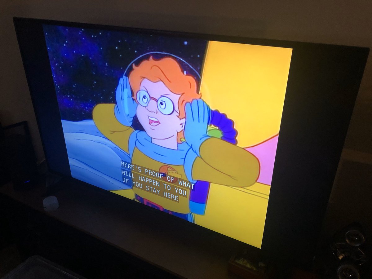 StevenRayMorris's tweet photo. The Magic School Bus episode where Arnold takes off his helmet in FUCKING SPACE was wild, but I didn’t realize it was the PREMIERE EPISODE that launched the show. Talk about setting a tone... https://t.co/HzhgynzUja