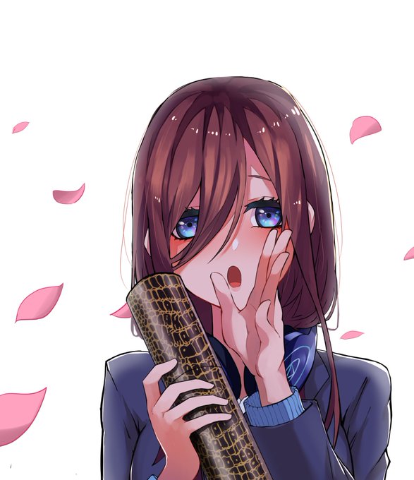 L◇X（おーきす）🍵9/6こみトレさんがTwitterに投稿した中野三玖(五等分の花嫁)のイラスト。