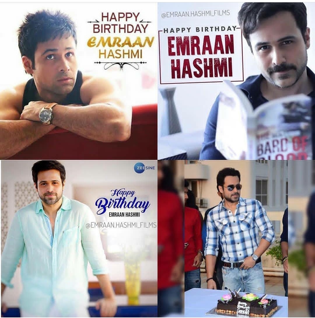 Today emraan hashmi.. burthday   Stay blessed 