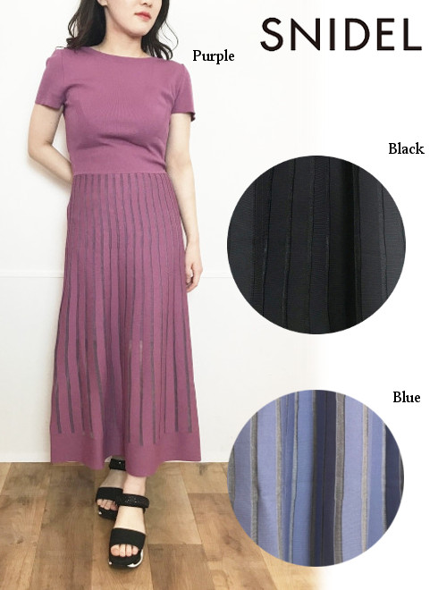Hearty Select Snidel スナイデル 新作入荷 今なら Lineお友達10 Off Amp 15倍pt ストライプシアーニットワンピース 16 500円 T Co If5c7xyabj 柔らかいニット素材の半袖ワンピース Lineお友達追加 T Co Igyaq8wdqd Snidel
