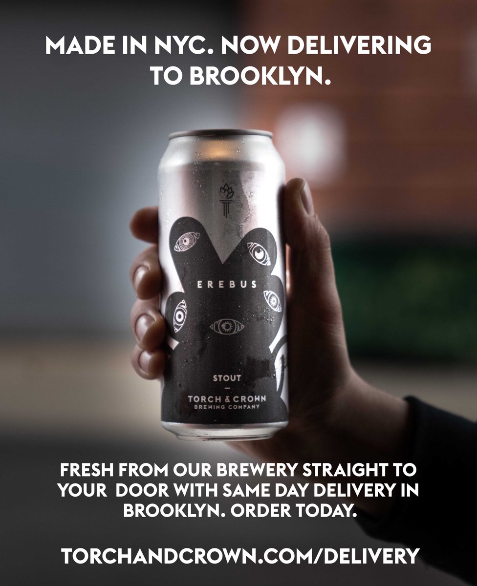 We have great news for Brooklyn. We’re going to bring brewery fresh beer to your door, starting today. Torch Same Day Delivery in Brooklyn has launched! Order today.

torchandcrown.com/delivery
