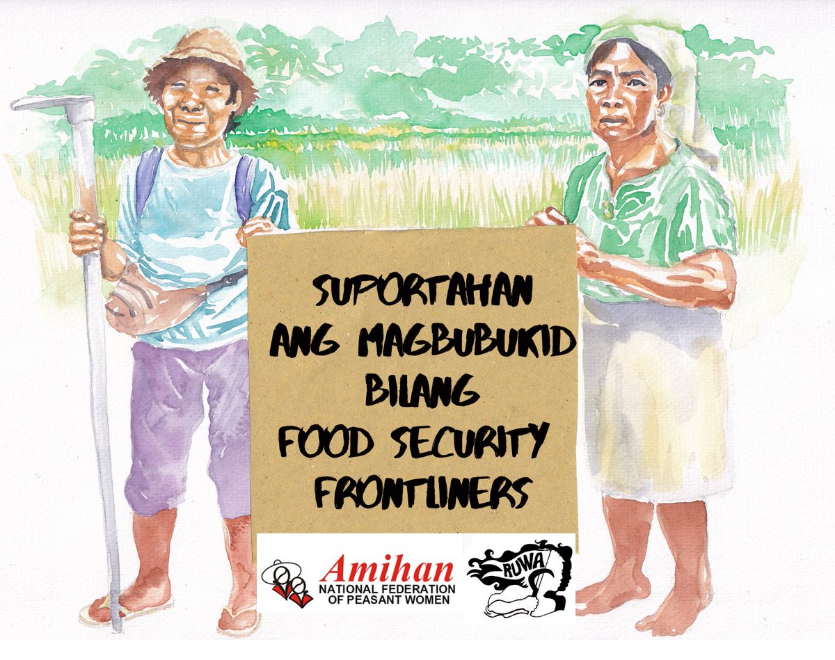 cuddlyplant's tweet image. SUPORTAHAN ANG MABUBUKOD BILANG FOOD SECURITY FRONTLINERS NG BANSA! 

#FreeMassTestingPH #SerbisyongMedikalHindiMilitar 
#OustDuterte 

@peasant_women #RuralWomenAdvocates