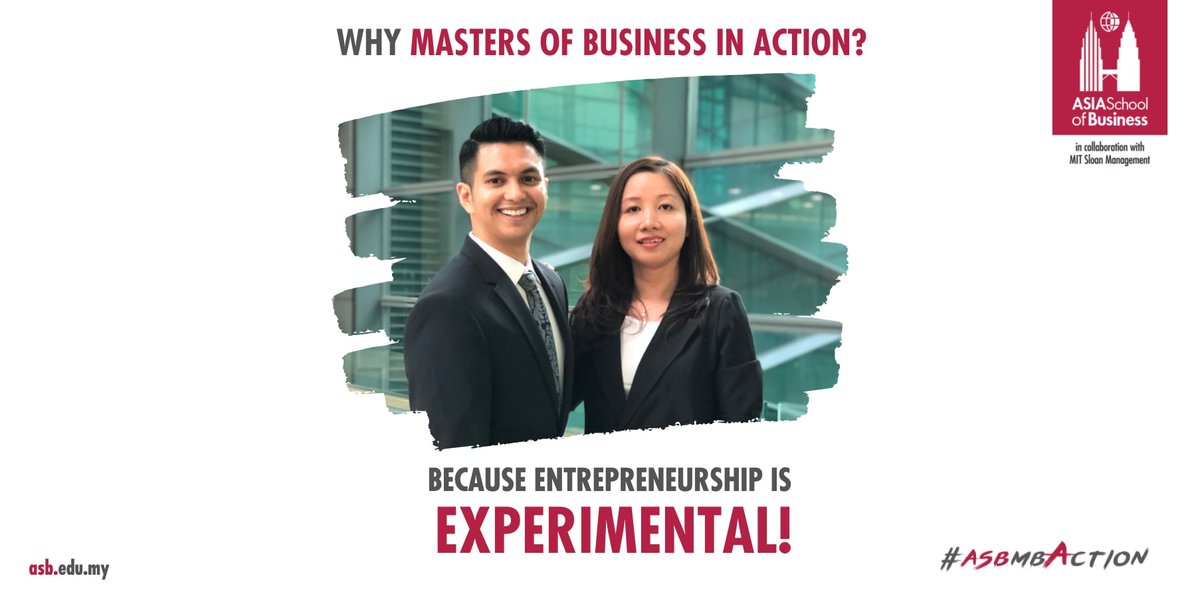 ASBedu_official's tweet photo. The spirit of entrepreneurship is not driven by profit. It's driven by passion, devotion and the willingness of individuals to learn every step of the way in their career. 

Find out more at https://t.co/0zp9FD3GUy

#ASBMBA #ASBMBAction #onlyatASB https://t.co/rQrUA80pdf