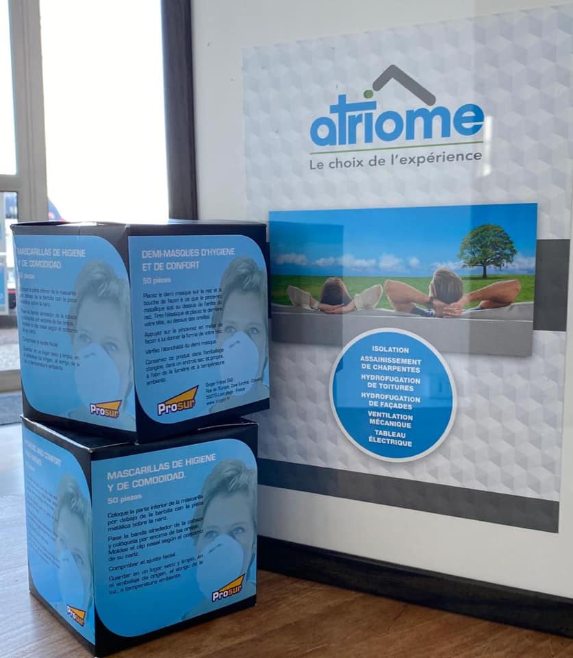 Aujourd’hui nous avons donné nos masques à l’hôpital d’Evreux. 
Votre sécurité est notre priorité. 
#stayathome #coronavirus #sauvezdesvies #personnelsoignant  
#covid19 #restezchezvous #hopitaldevreux #Covid_19fr #soignants #HopitalPublic #Coronavid19  #BTP #artisanat #France