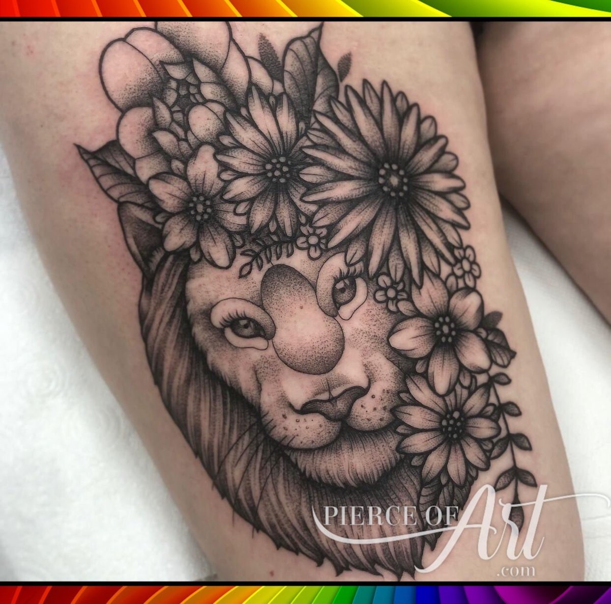 zeebody graphic on LinkedIn: Lion tattoo...any other concept for new  sleeve. ... shaded black and grey…