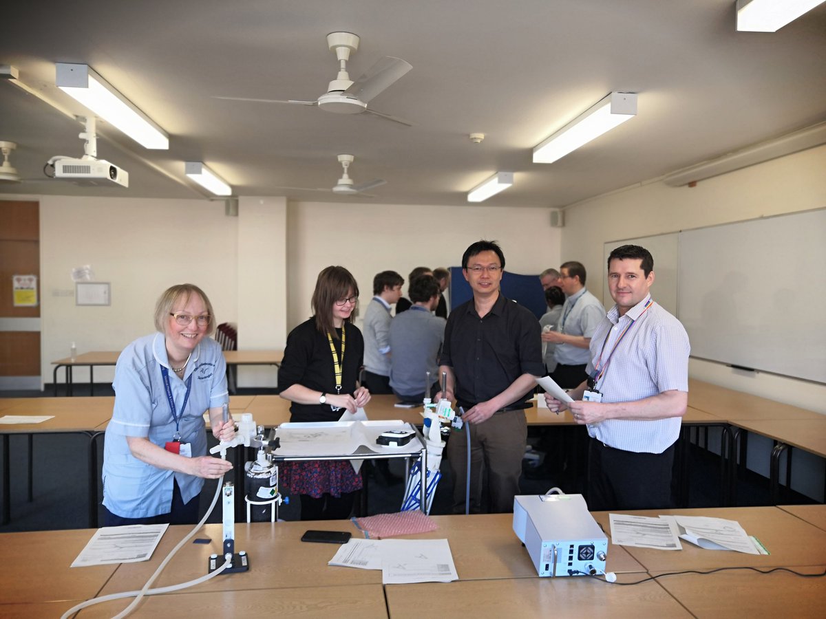 clairedgreaves's tweet photo. Our team of volunteers from across the Science &amp; Technology pathway learning how to do some basic tasks to support clinical engineering so we can bring high volumes of new medical kit into NUH and support patient care. Well done team. @TracyTaylorNUH @TeamNUH @nuh_HCS https://t.co/4m6SAOW0bt