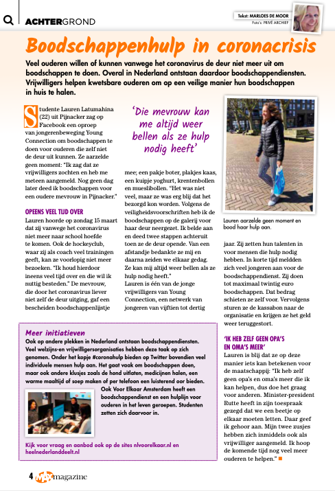 Omroep Max wilde weten welke initiatieven er zoal in deze coronacrisis ontstaan in het land. Ze kwamen uit bij ons. Het leidde tot dit mooie artikel over de boodschappendienst. #Coronavirusnl #Coronavid19 #coronavirusNederland #pijnacker #nootdorp #boodschappen
