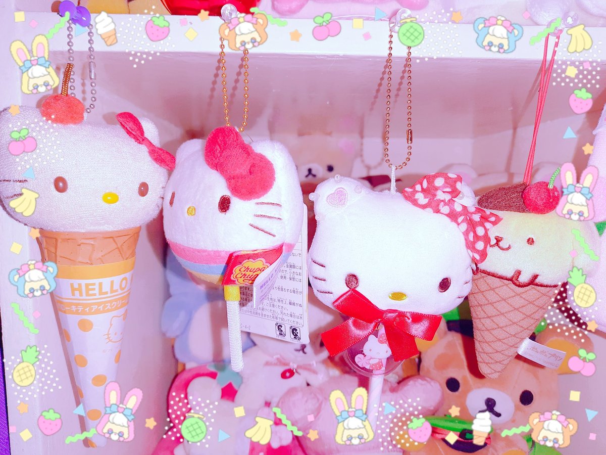 24ijen's tweet photo. Lollipops & Ice creamππ¦
#lollipops #icecream #kawaiitreats #kawaiiplushies #plushies #hellokittylollipop #hellokittyicecream #hellokittychupachups #pompompurin #pompompurinicecream #kawaiistuff #kawaiichain #chainplushie #plushchain #hellokitty #sanrio https://t.co/0SoEKv4tI8