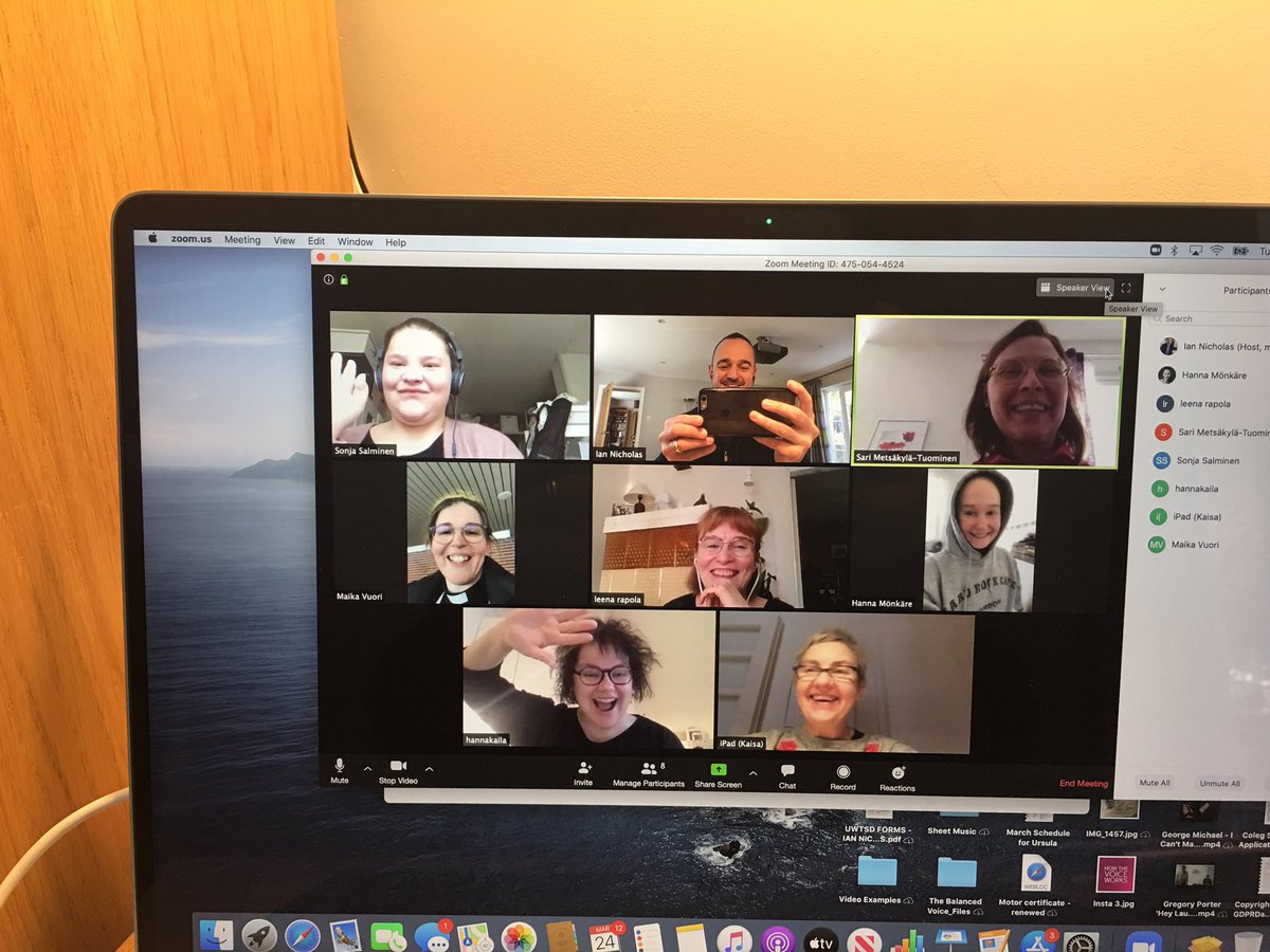 It was so lovely to have LOADS of our Helsinki groups dial in for a little practice today! We have our full Helsinki programme running this weekend, as usual but online.