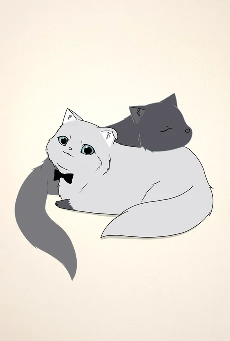 ご主人さまのことが大好きな猫たち② https://t.co/76NLuOhSGV 