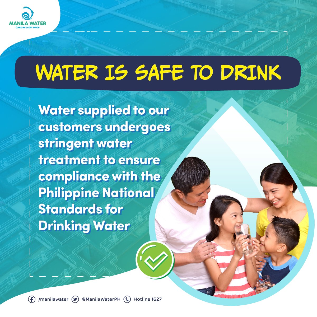 Manila Water on Twitter "Patuloy naming sinisiguro na ang supply ng