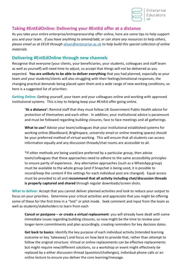 ETCToolkit's tweet photo. There are now three mini guides (&amp; links) to get your started with life online #Entedonline so don’t be alone #ented working at home, check out https://t.co/7Q664tZetn @EEUK https://t.co/6OnCdxIpg2