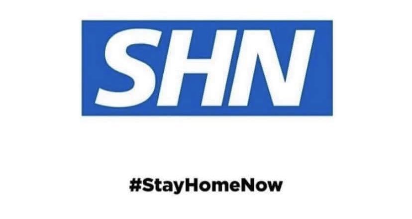 #StayHomeNow