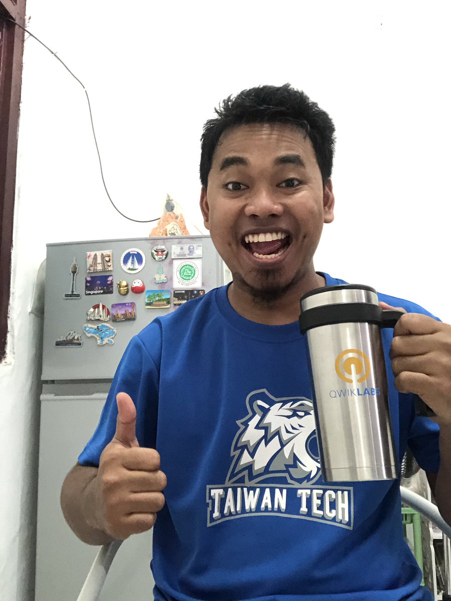 samlushadi's tweet photo. Thank you @qwiklabs 😌😌😌😌 

@googledevsid @gdgjkt 
#QwiklabsSwag! #WFH2020 https://t.co/ETG4AE7hTm