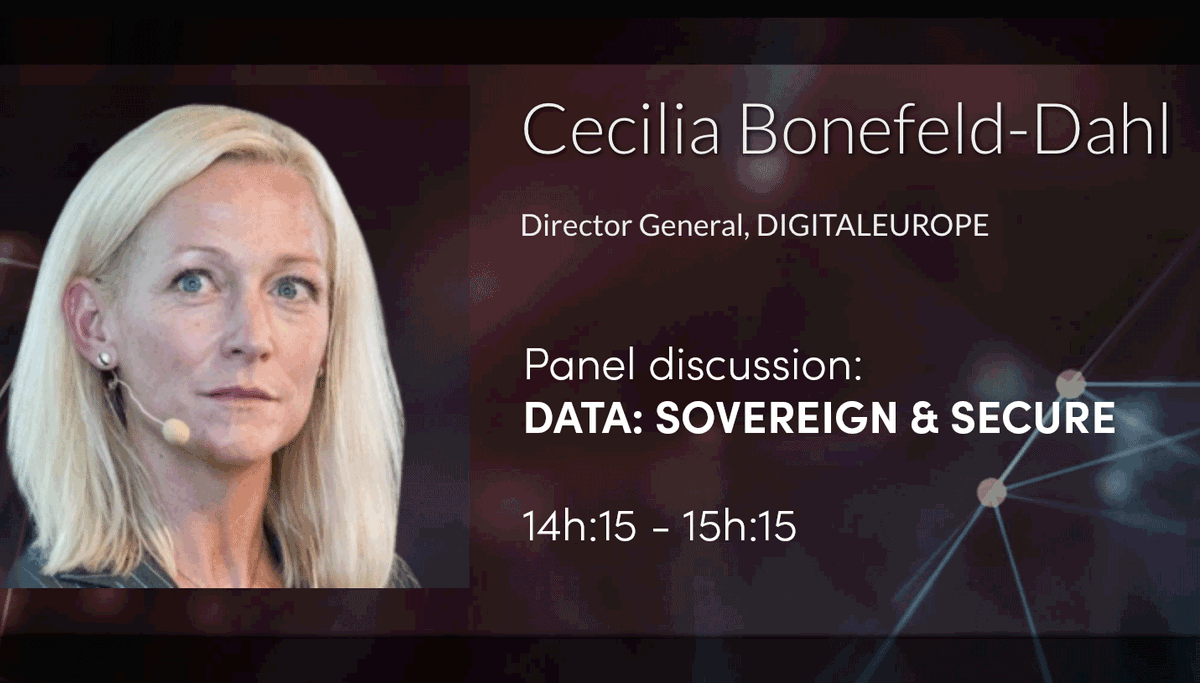 DIGITALEUROPE's tweet photo. Today, our Director General @BonefeldCecilia will be speaking at the European #CyberSecurity Forum Conference @CYBERSECEU.
Watch the live stream here: https://t.co/EzLD4H9m0y
#CSBXL20 #SecureDigitalDNA https://t.co/9vRvnzx478