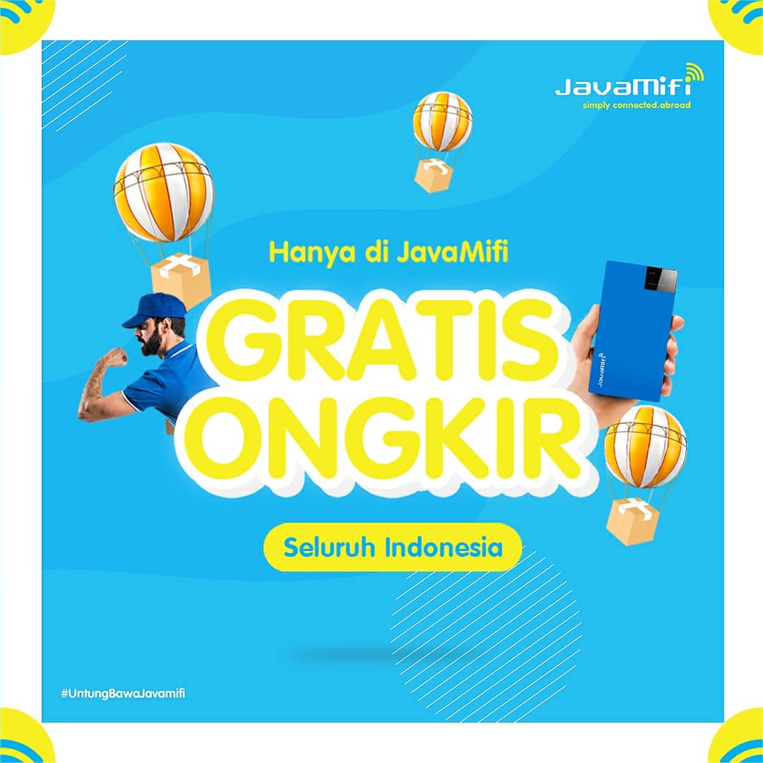 JavaMifi's tweet image. Globers, kalian tau ngga sih kalau JavaMifi GRATIS pengiriman ke seluruh wilayah Indonesia loh 🤩

Untuk info lebih lengkapnya yuk langsung cek di Instagram JavaMifi 😊
instagram.com/p/B-CJXAQlrqt/…

#SimplyConnectedAbroad
#JavaMifi
#UntungBawaJavaMifi
#MoreToExplore