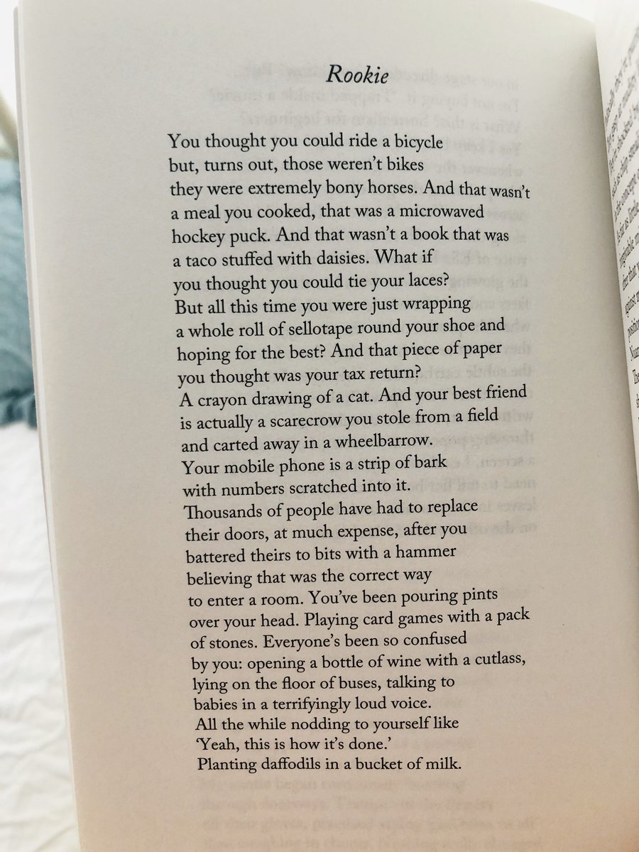 CarolineBirdUK's tweet image. My poem about having absolutely no idea what is going on or what to do or how to behave in the world or what anything means