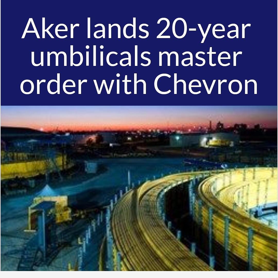 EnergyBOnline's tweet photo. Aker Solutions has entered a master agreement to provide umbilicals for Chevron-operated oil and gas fields in the US Gulf of Mexico. The company also secured the first work order under the new master agreement, to provide 15 miles of umbilicals for Chevron’s Anchor project. https://t.co/du3nPbwYon