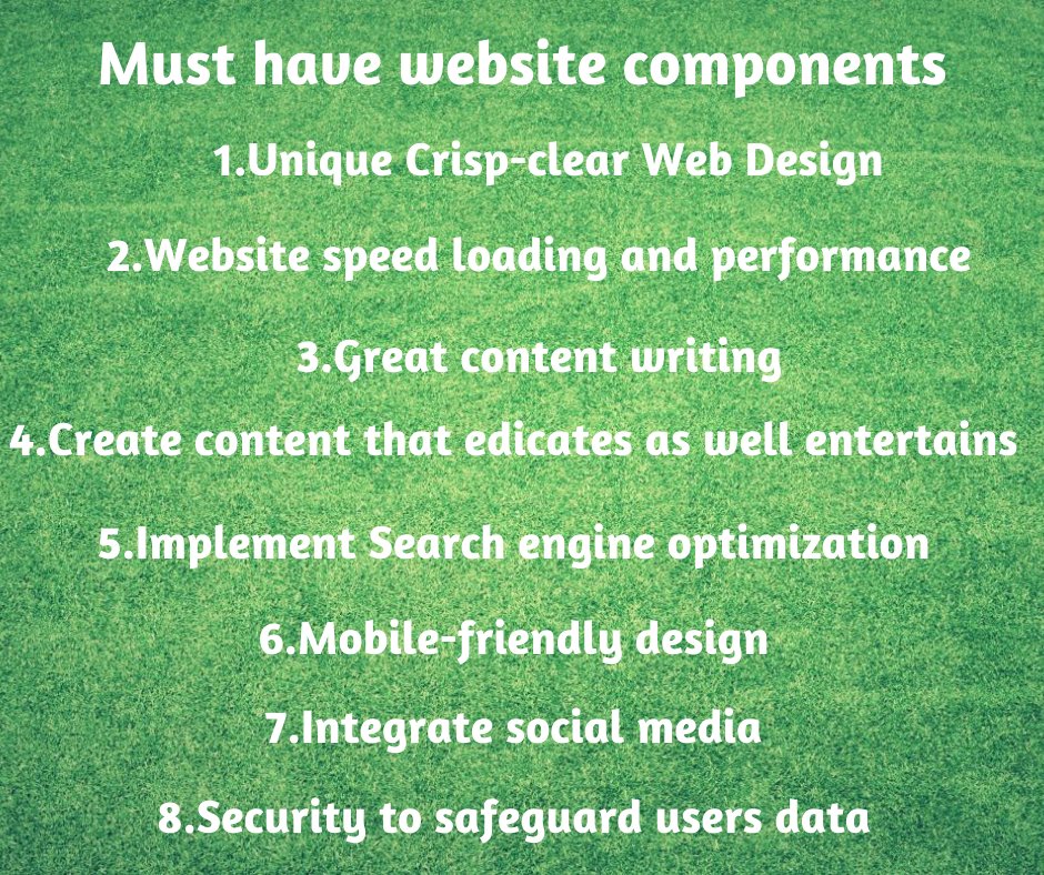 infomatism's tweet photo. 8 Must have website features
#datalabsoftware
#infomatism
#contentmarketing
#webtraffic
#ThursdayThoughts 
#ThursdayMotivation
#ThursdayVibes https://t.co/fYZAfYmxXl