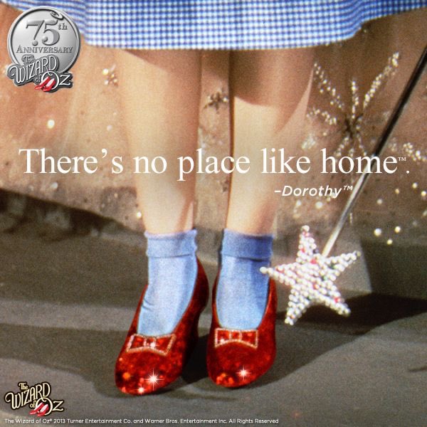 no place like home lockdown print. Dorothy from the Wizard of Oz
