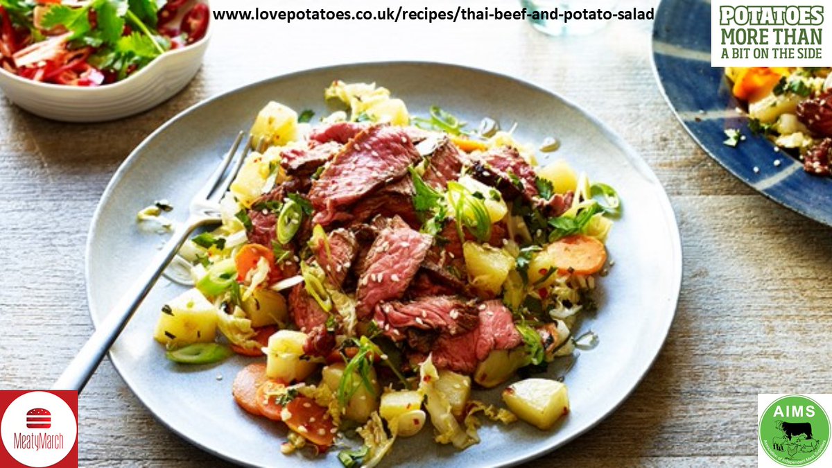 I was reminded by @RobClayton3 that there are loads of brilliant recipes for @MeatyMarch2020 on lovepotatoes.co.uk which is brought to you by our friends @AHDB_Potatoes This one is a favourite and if you log on there's a film showing how to make it. #StayAtHomeSaveLives