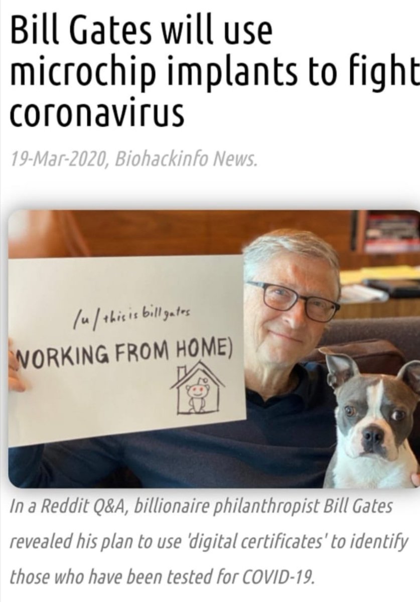 DİJİTAL DEVRİM
KREDİTALİZM
"TEKİLLİK, SEÇİLMİŞLİK, ÜSTÜNLÜK"
Bill Gates:
COVID-19 virüsünde test edilmiş olanları belirlemek için mikroçip implant temelli 'dijital sertifikaları' kullanma planını açıkladı.
<a href="/abdullahciftcib/">Abdullah Çiftçi</a>