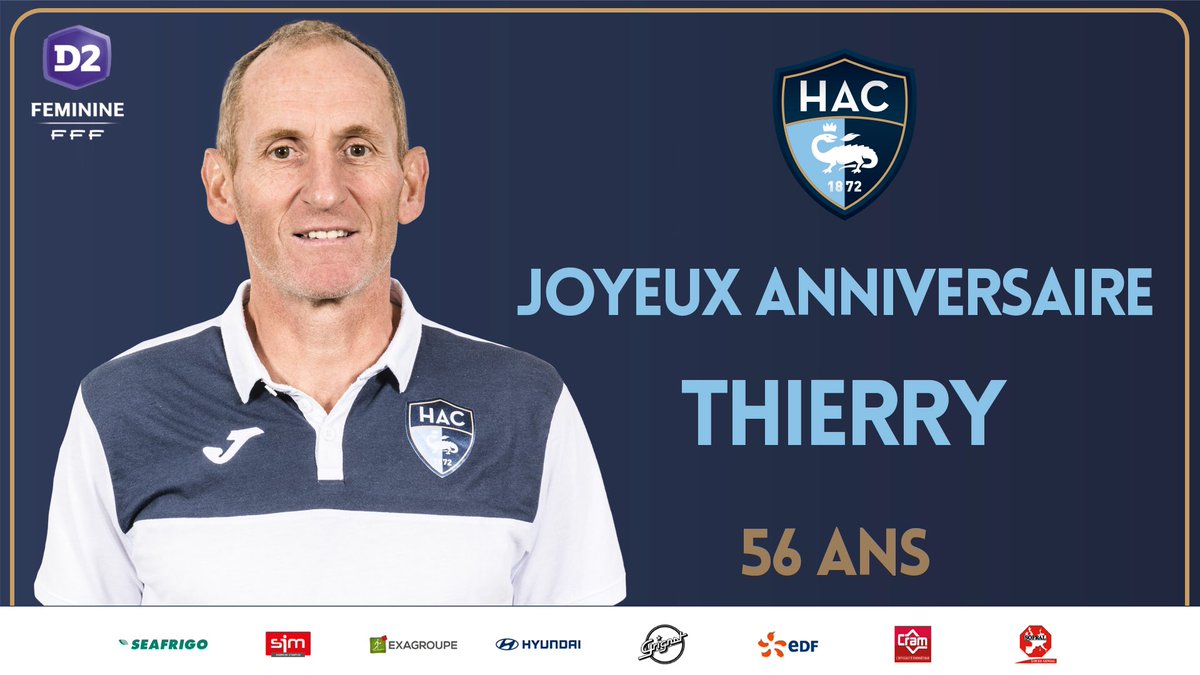 Hac Feminines Joyeux Anniversaire Thierry Profite Bien Cette Journee Ensoleillee Teamhac Hacfeminines Birthday